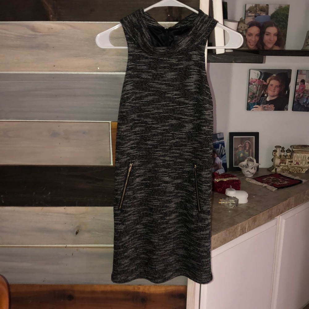 Sleeveless Gray Dress